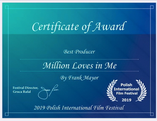 Best Producer Million Loves In Me Polish International Film Festival